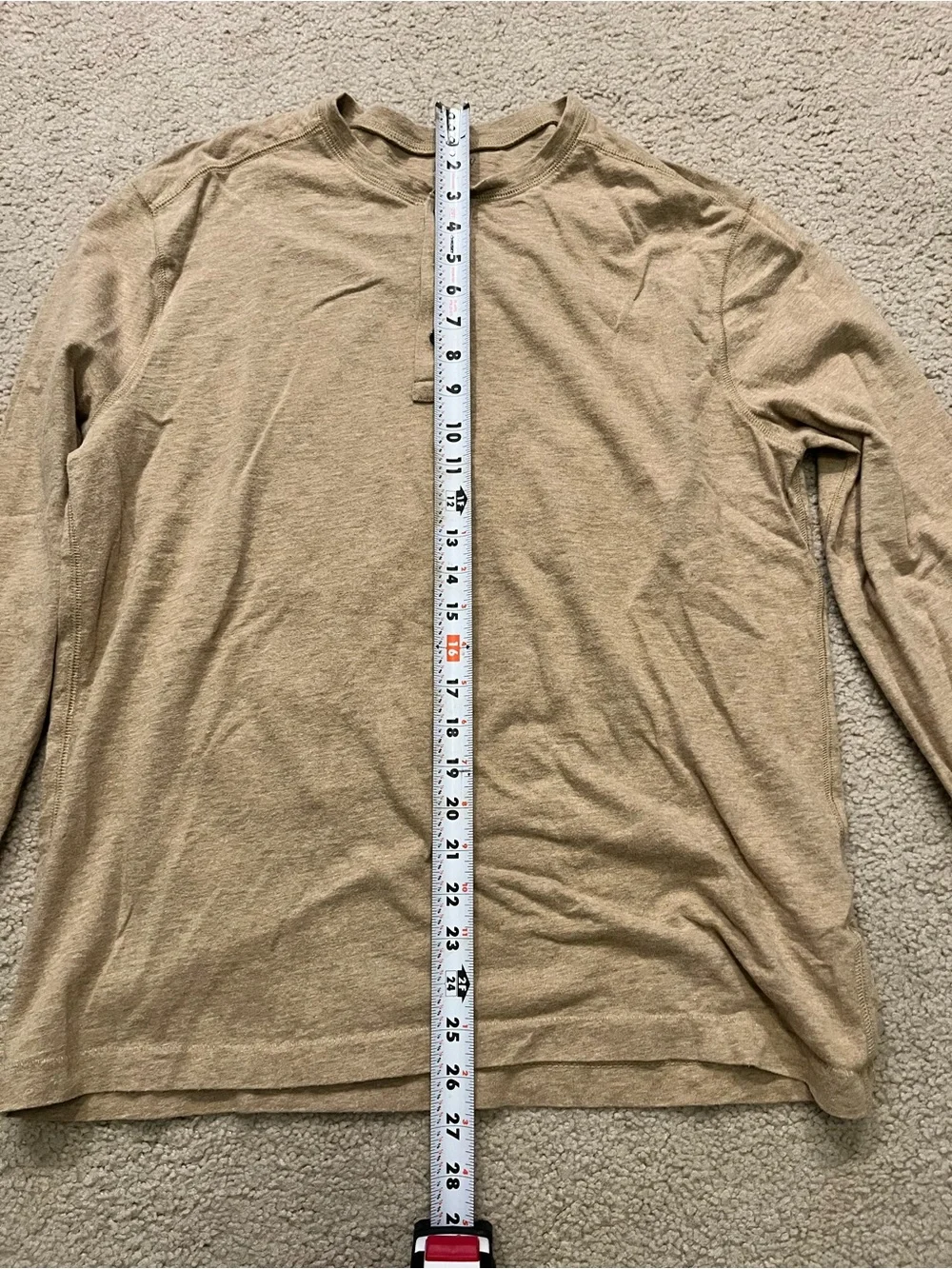 J. Crew men’s long sleeve Henley top